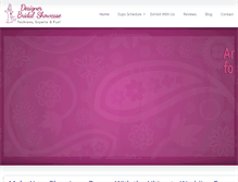 Tablet Screenshot of designerbridalshowcase.com